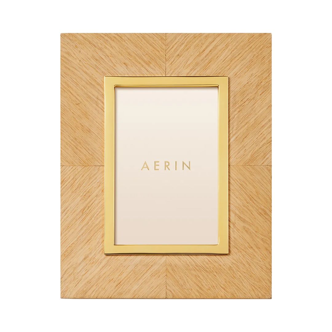 AERIN Marcello Oak Wood Picture Frame, 4" x 6"