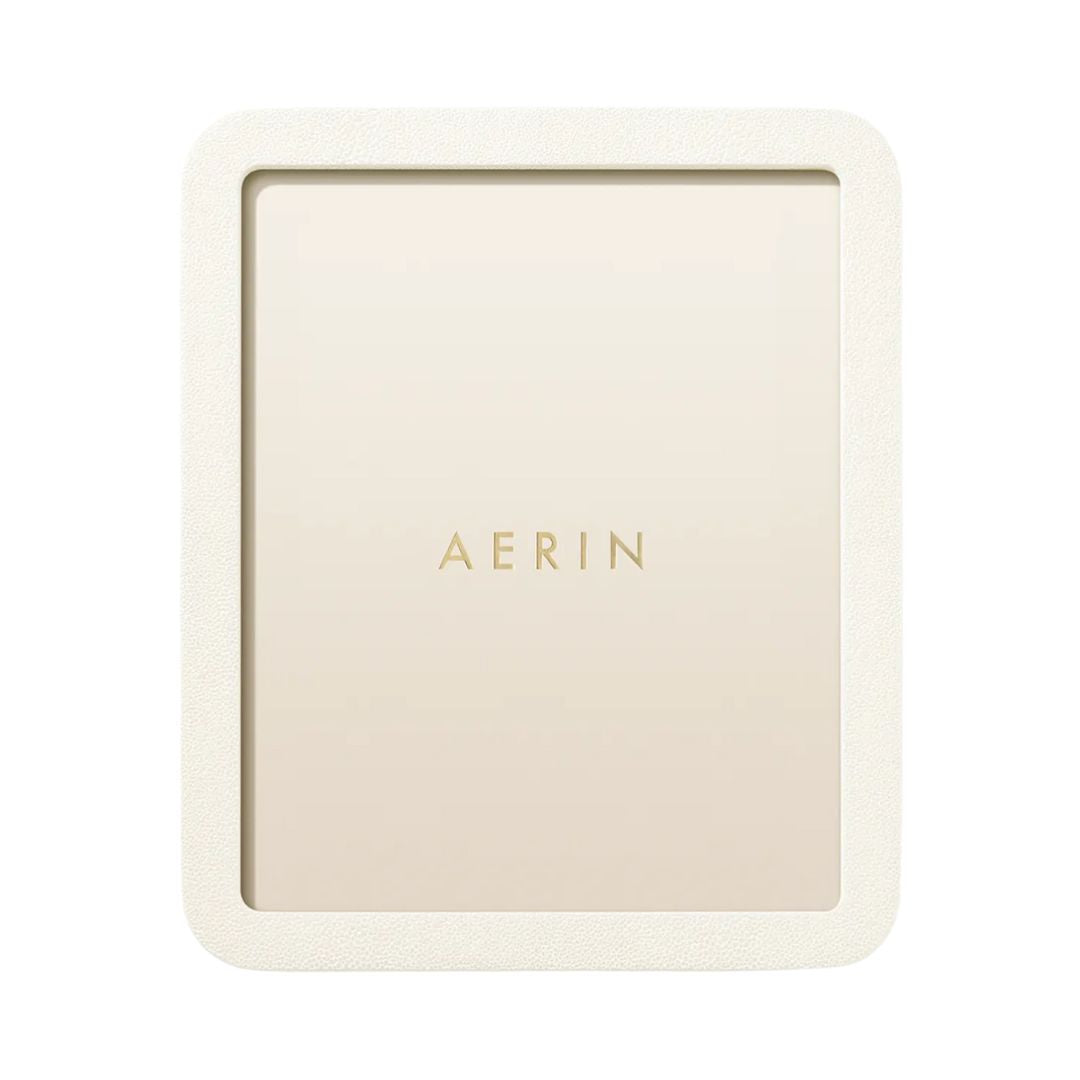 AERIN Modern Faux Shagreen Frame, 8" x 10" in Cream