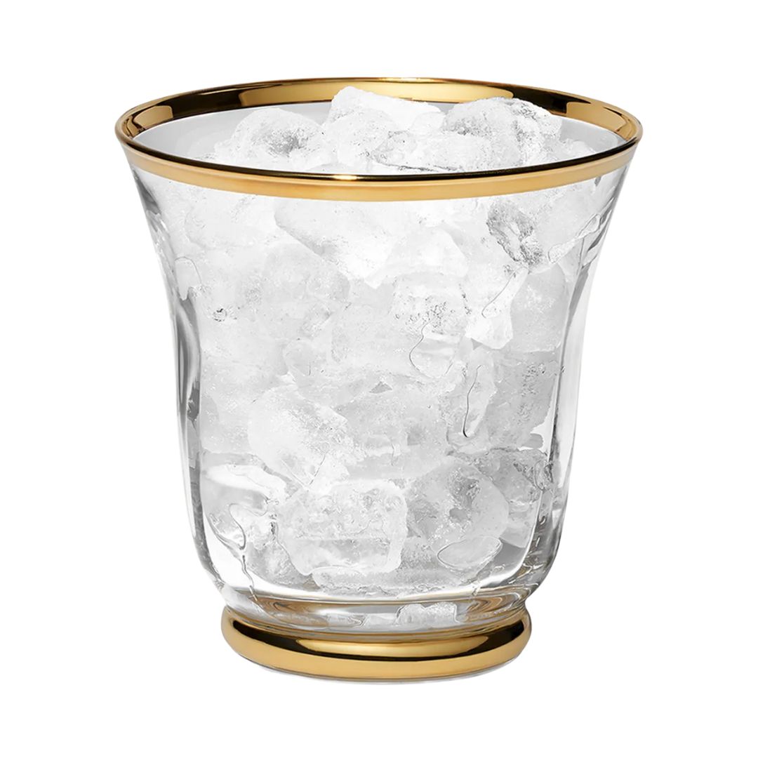AERIN Sophia Ice Bucket Clear in Gold