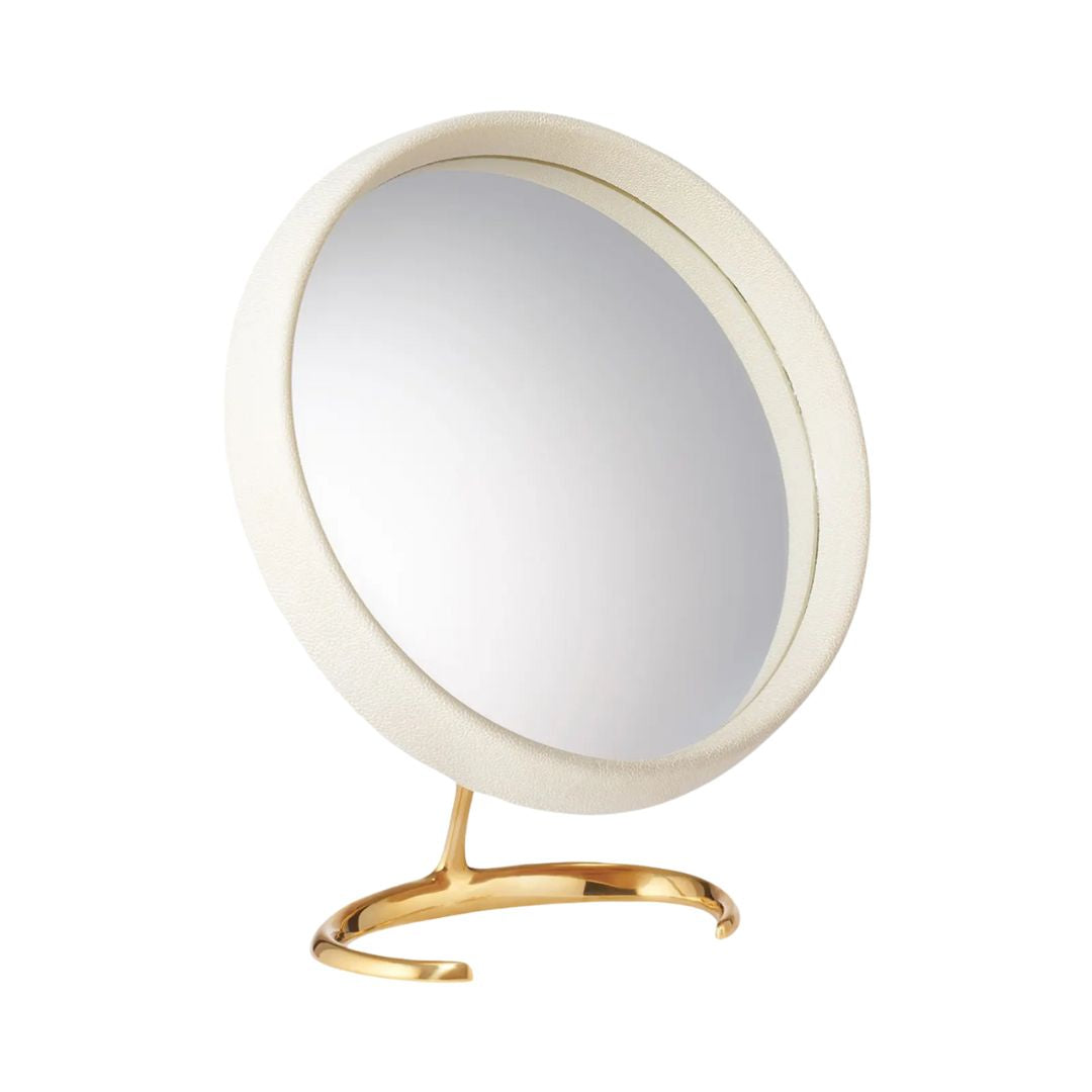 AERIN Vanity Mirror in Cream