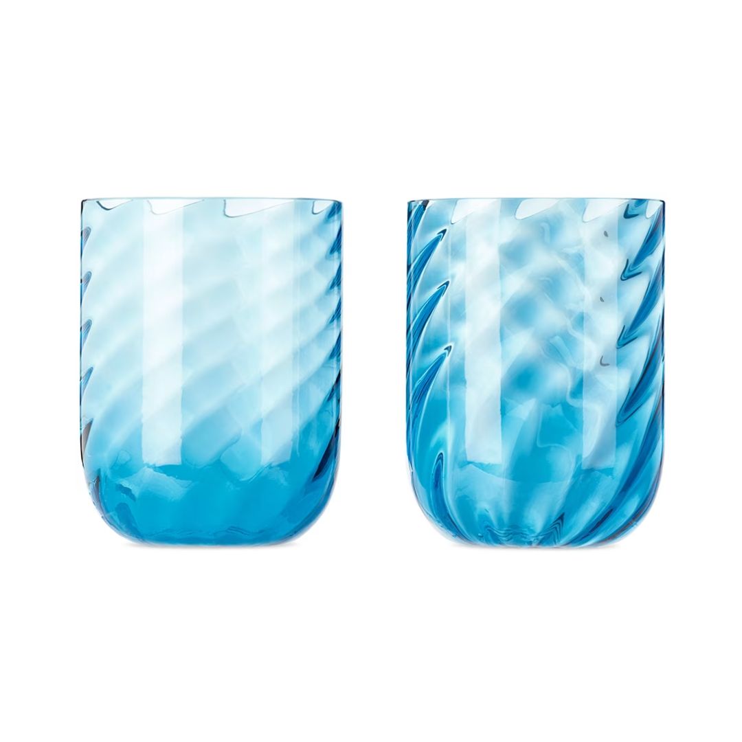DOLCE & GABBANA Carretto Water Glass Set in Blue