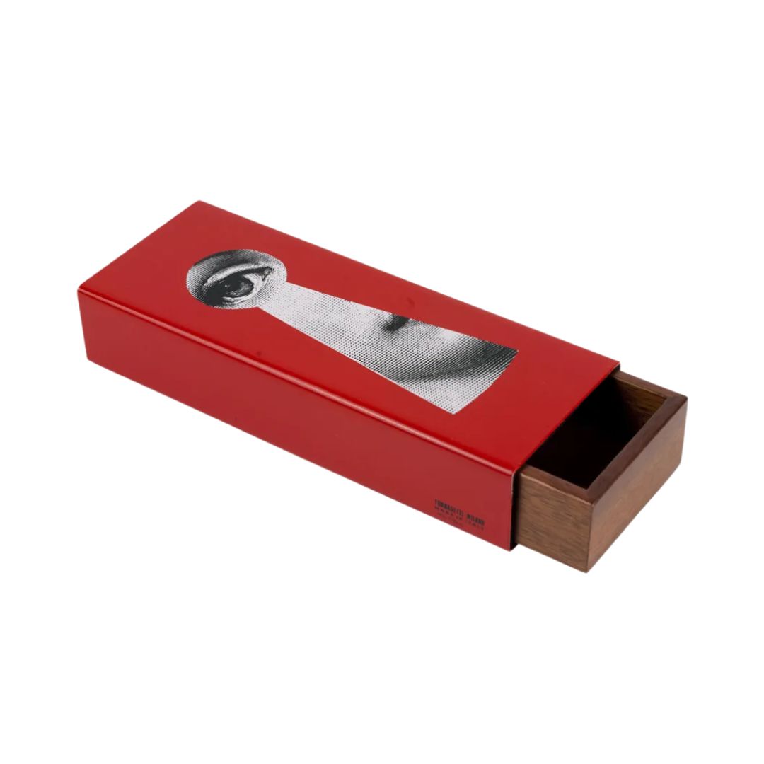 FORNASETTI Serratura Keyhole Box in Red