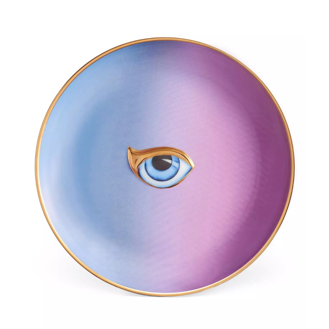 L'OBJET Lito Plate in Blue & Purple