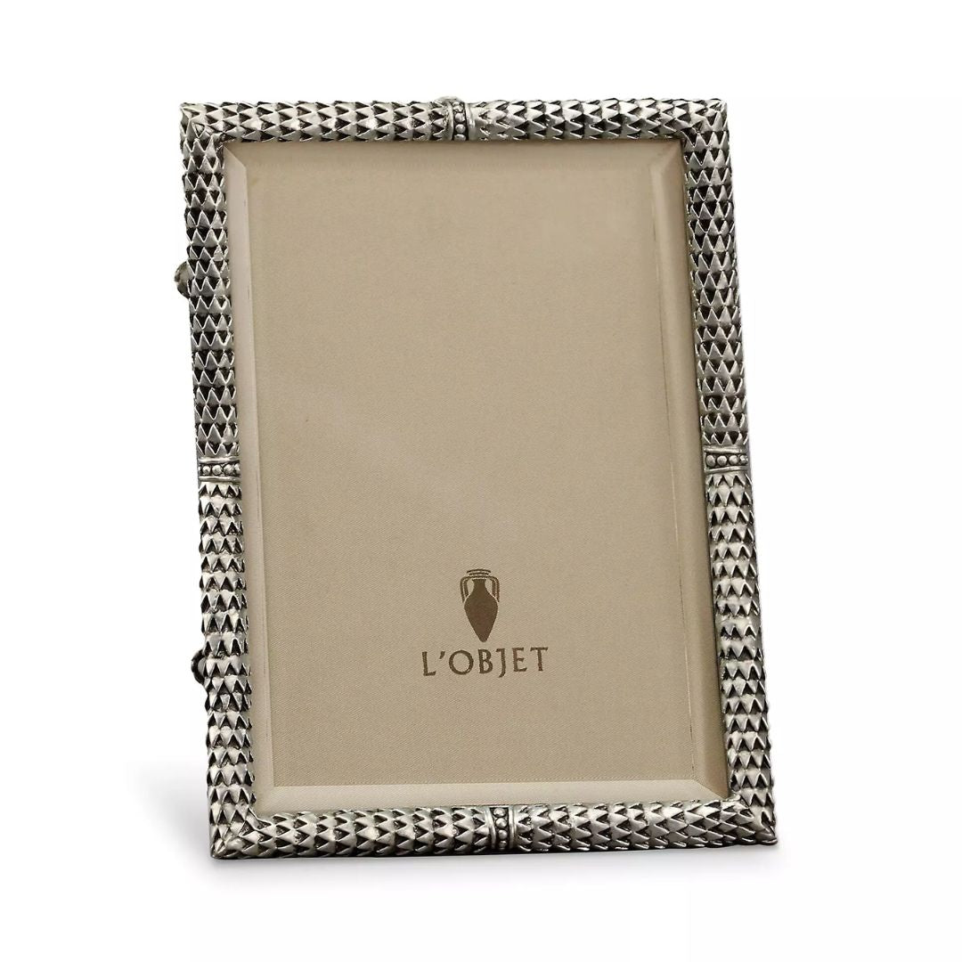 L'OBJET Scales Platinum Picture Frame