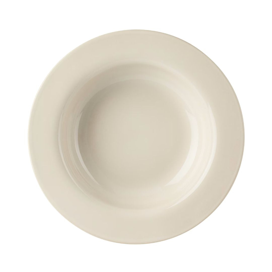 LOUISE ROE S.R. Large Shallow Bowl in Off-White
