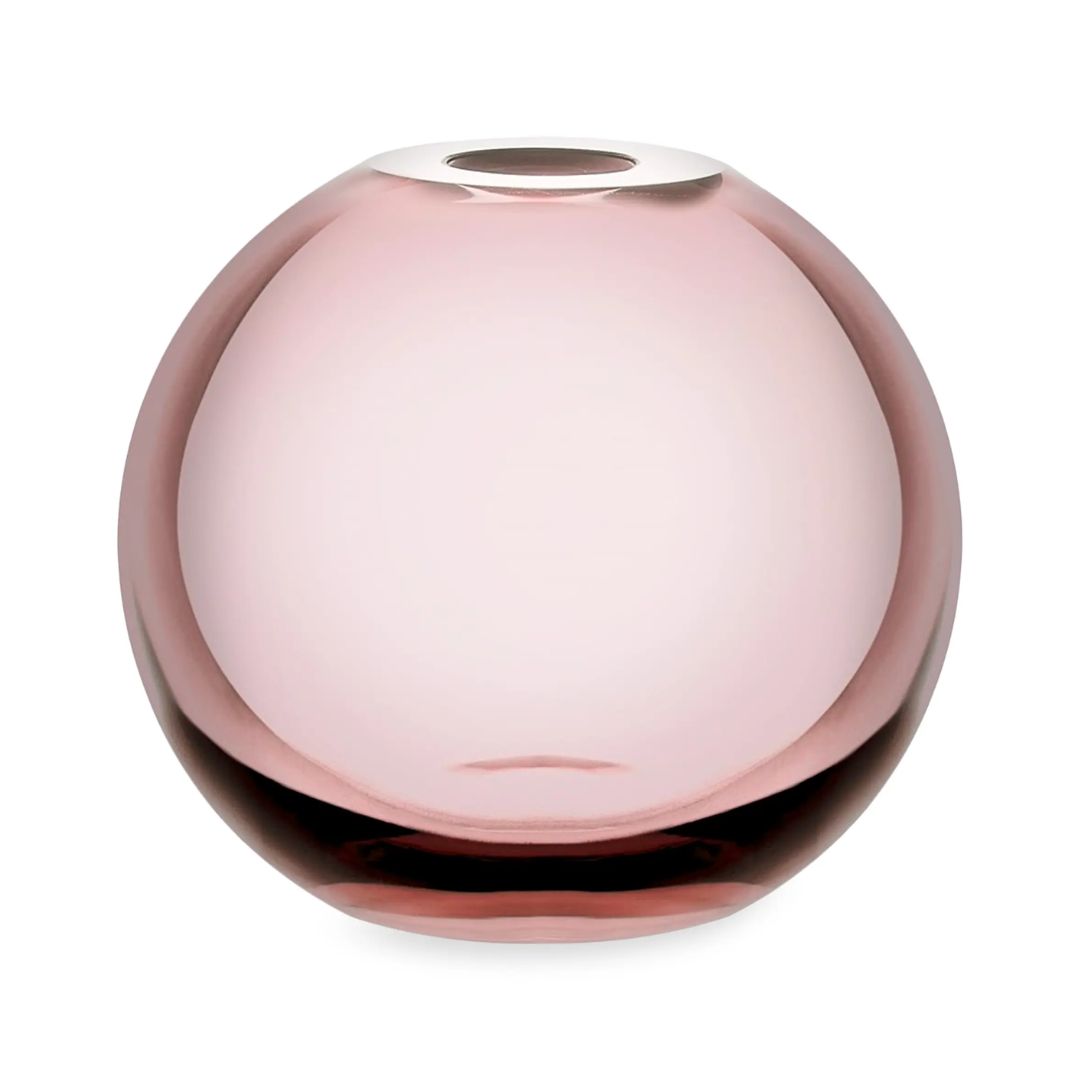 NUDE GLASS Mars Vase in Apricot
