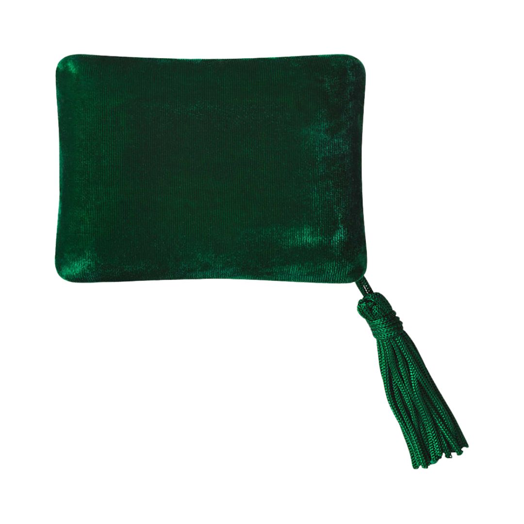 SOPHIE BILLE BRAHE Emerald Green Small Jewelry Box in Velvet