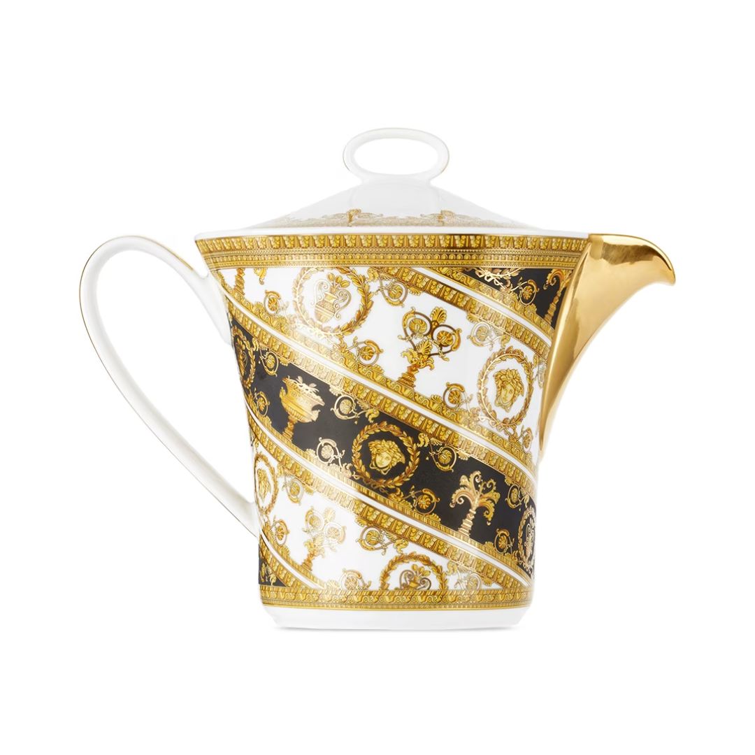 VERSACE Rosenthal I Heart Baroque Teapot in White