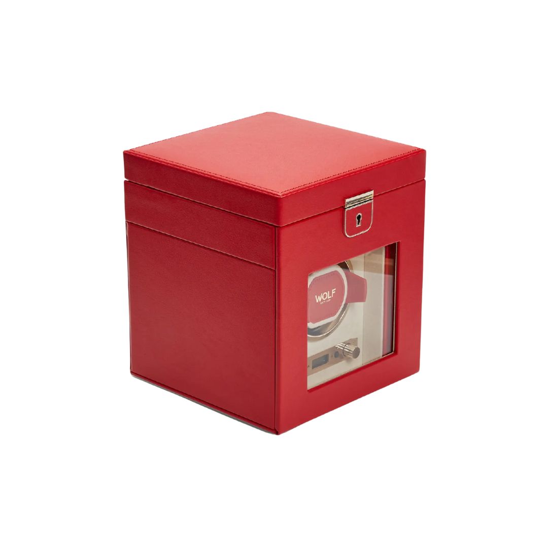 WOLF Palermo Single Watch Winder with Storage