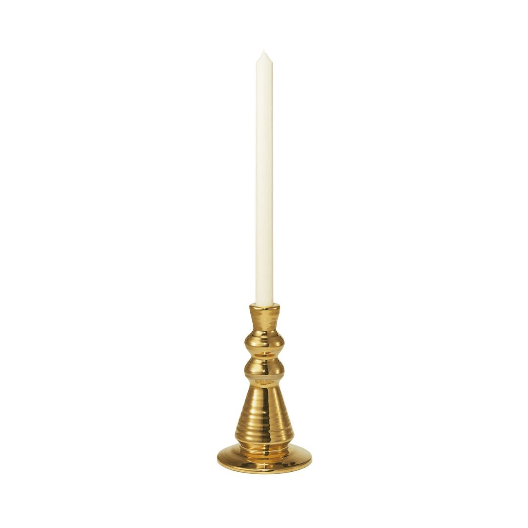 AERIN Allette 7.4" Extra-Large Candleholder in Gold