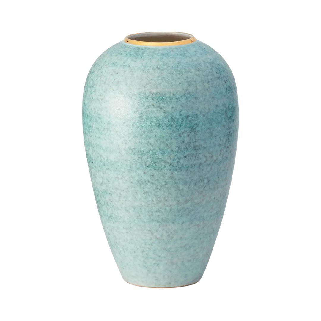 AERIN Calinda Tapered Vase in Blue