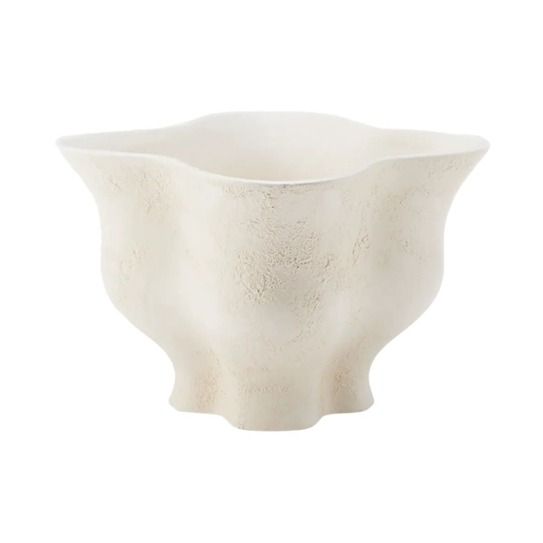 AERIN Corvo Cachepot in Parchment