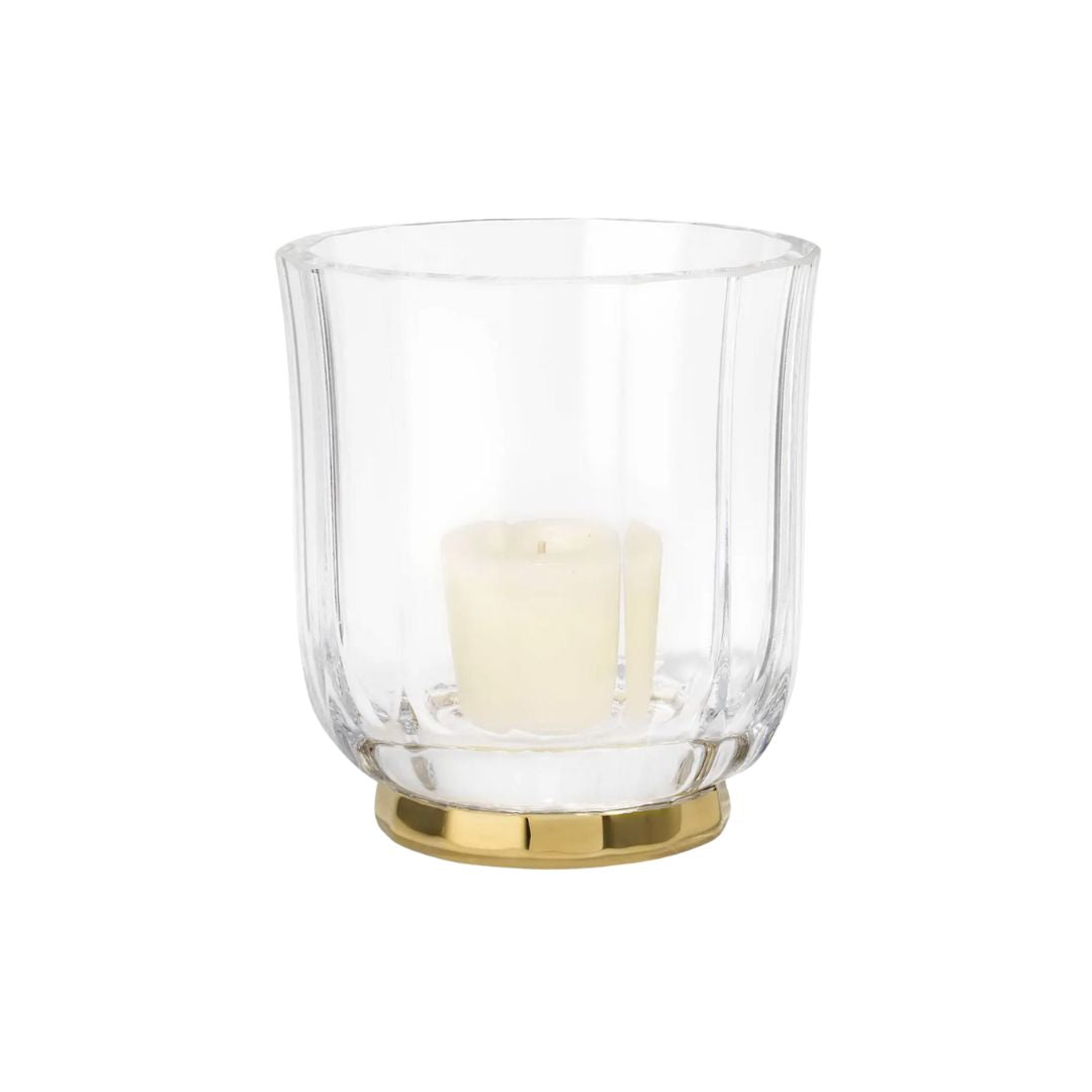 AERIN Delmara Crystal Votive Hurricane