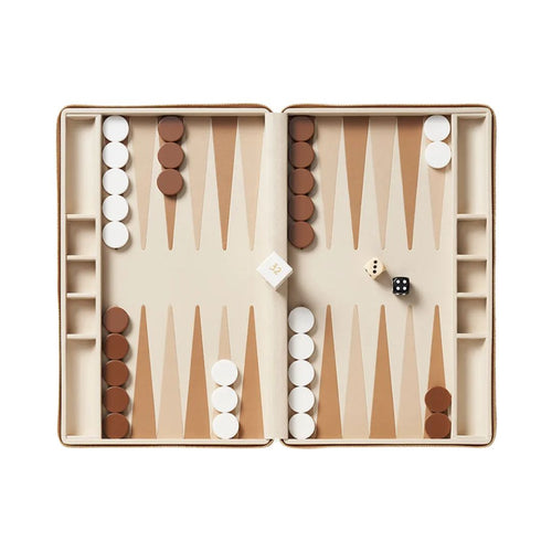 AERIN Enzo Travel Backgammon Set