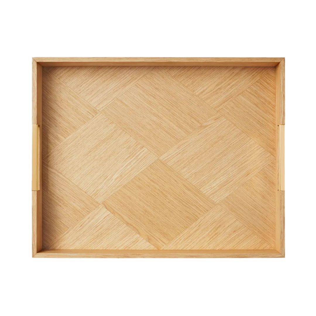 AERIN Marcello Small Tray in Oak