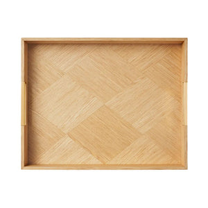AERIN Marcello Small Tray in Oak