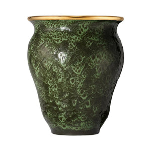 AERIN Rimara Large 11" Vase in Cypress