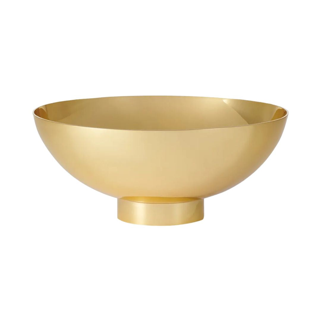 AERIN Sintra Large Footed Bowl in Gold