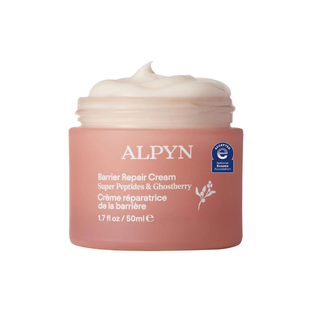 ALPYN Barrier Repair Cream hydrates skin and helps support a stronger moisture barrier.