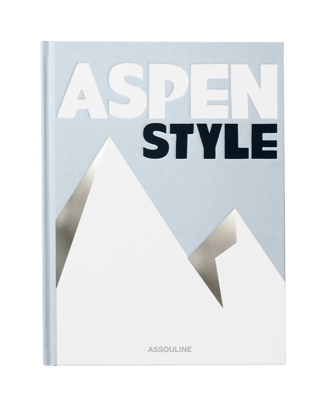 ASSOULINE Aspen Style coffee table book. Visual exploration of alpine living, architecture, and refined mountain style.