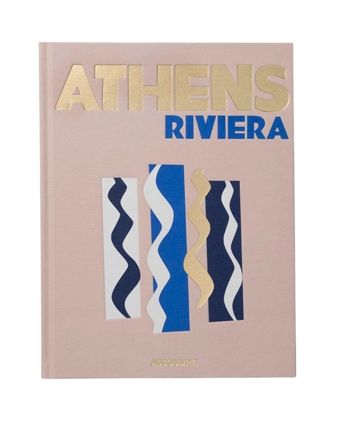 ASSOULINE Athens Riviera coffee table book. A visual journey through coastal architecture, culture, and Mediterranean style.