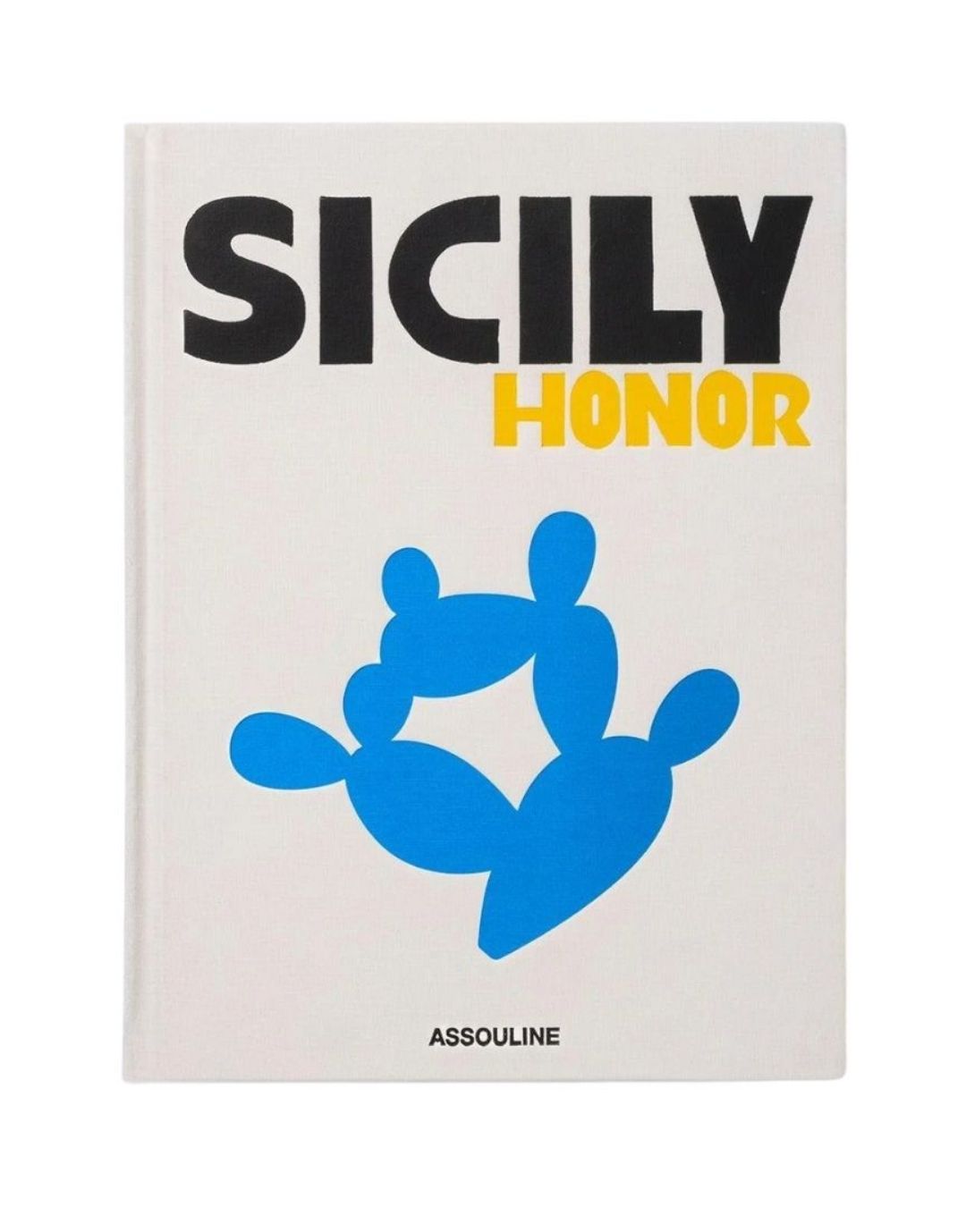 ASSOULINE Sicily Honor coffee table book. A visual journey through Sicilian culture, heritage, cuisine, and timeless style.