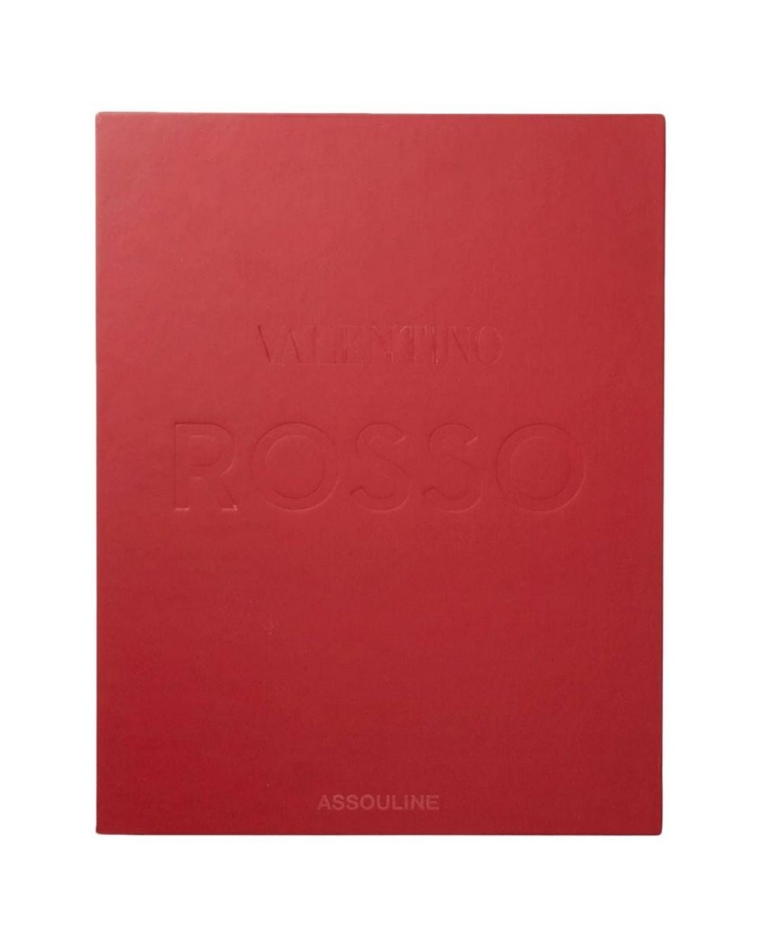 ASSOULINE Valentino Rosso coffee table book. A visual tribute to fashion, craftsmanship, passion, and iconic red couture.