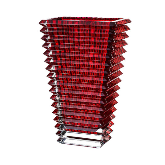 BACCARAT Eye Rectangular Vase L in Red