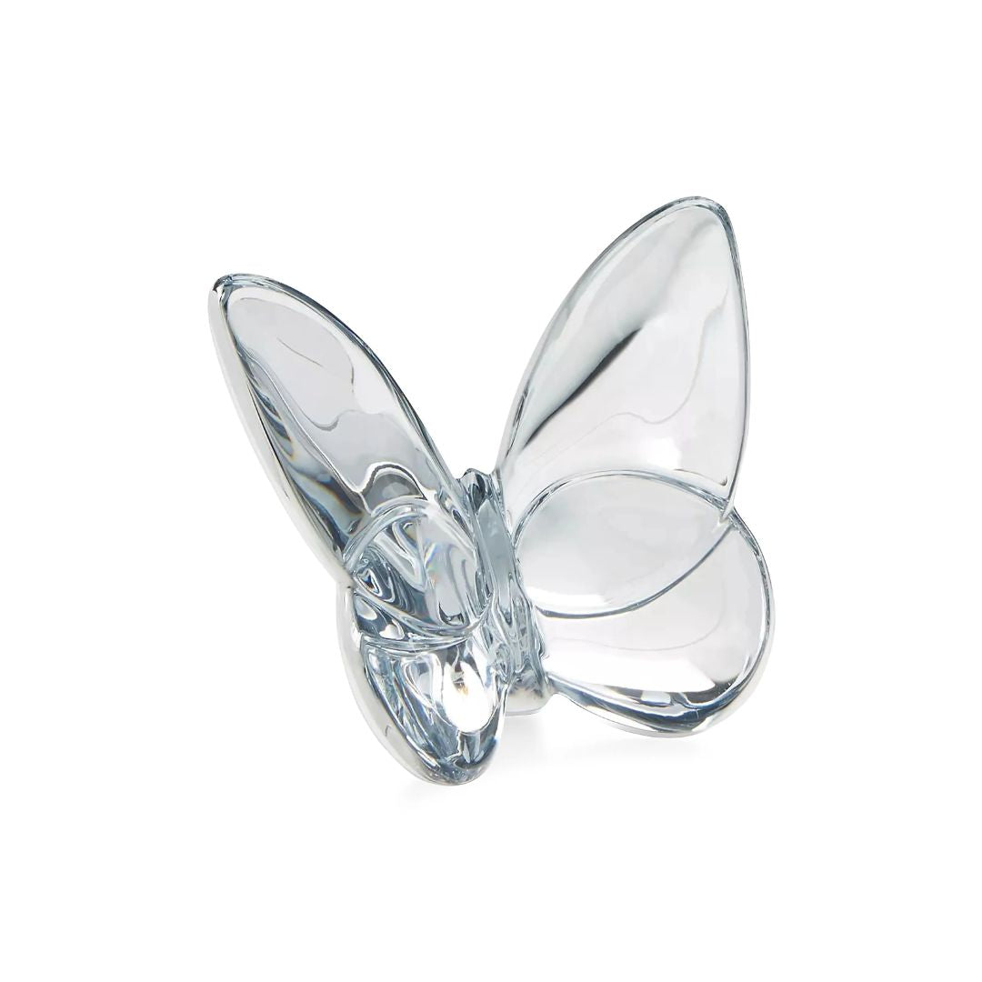 BACCARAT Papillon Lucky Crystal Butterfly in Grey