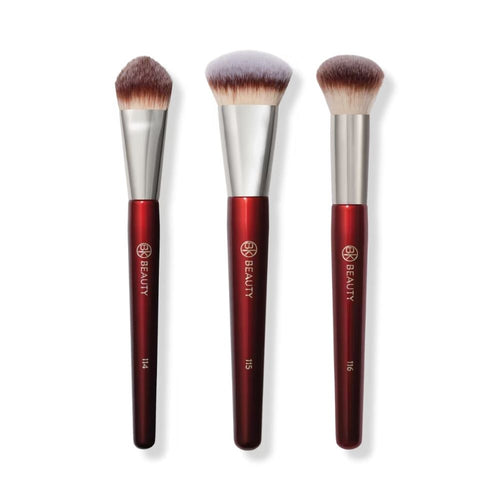 BK BEAUTY Core Complexion Trio Brush Set includes essential makeup brushes for smooth, even complexion application.