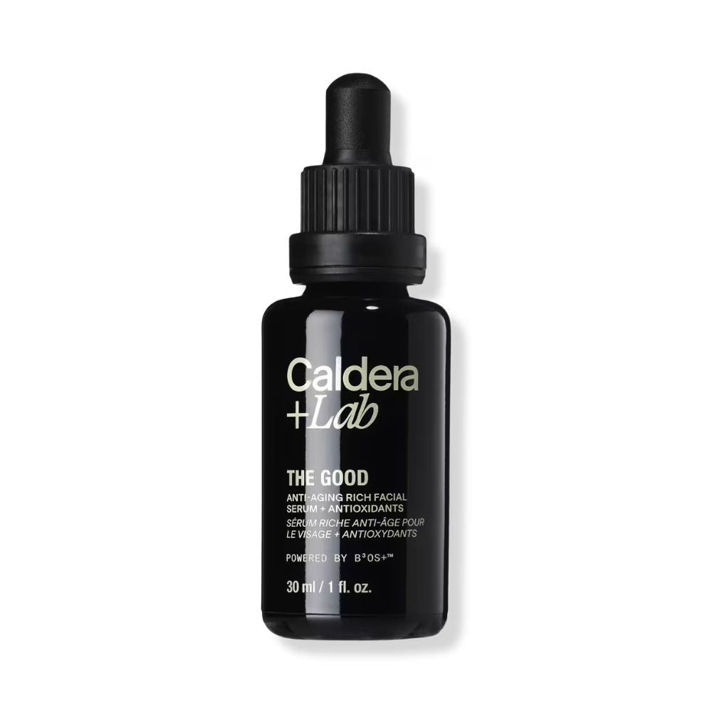CALDERA + LAB The Good Serum hydrates skin and helps improve the appearance of fine lines and firmness.