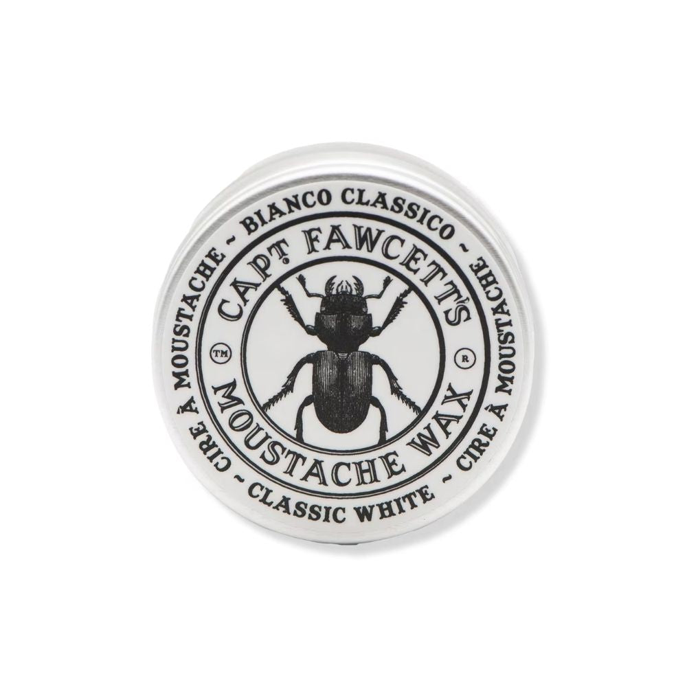 CAPTAIN FAWCETT Bianco Classico Wax shapes, styles, and provides flexible hold for moustaches.