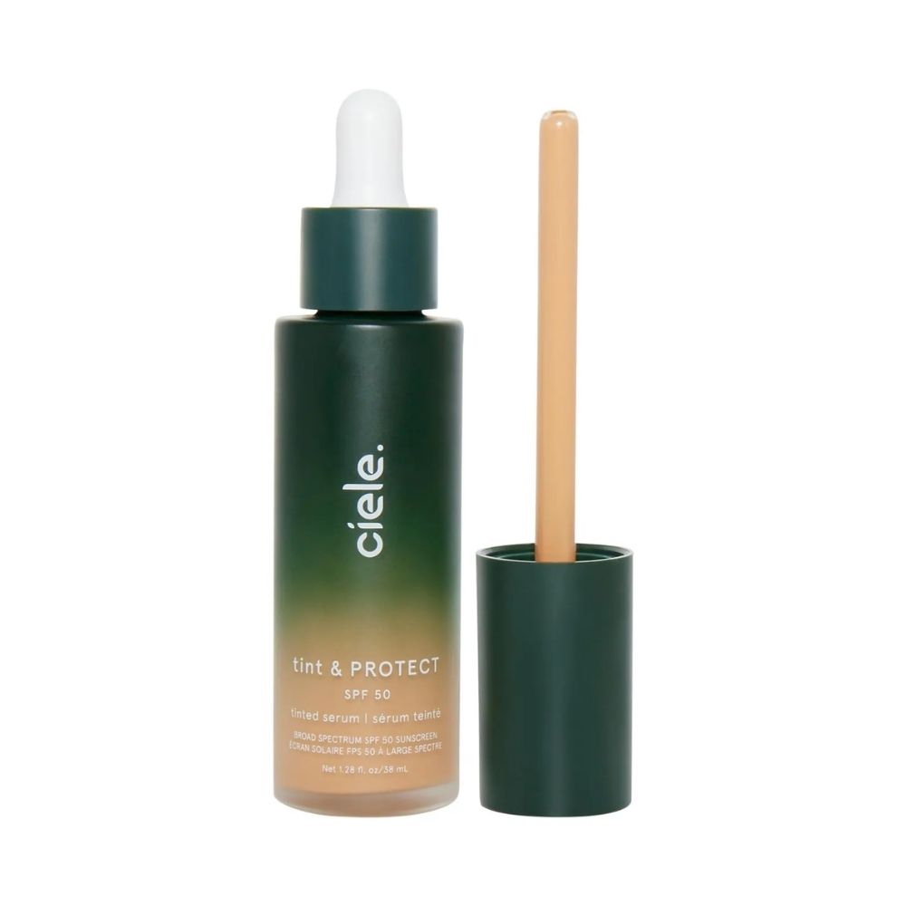 CIELE tint & PROTECT SPF 50+ provides sheer coverage with broad-spectrum sun protection and hydration.