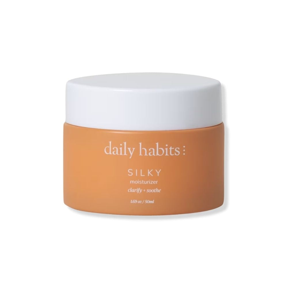 DAILY HABITS Silky Moisturizer hydrates skin and helps support a smooth, healthy-looking complexion.