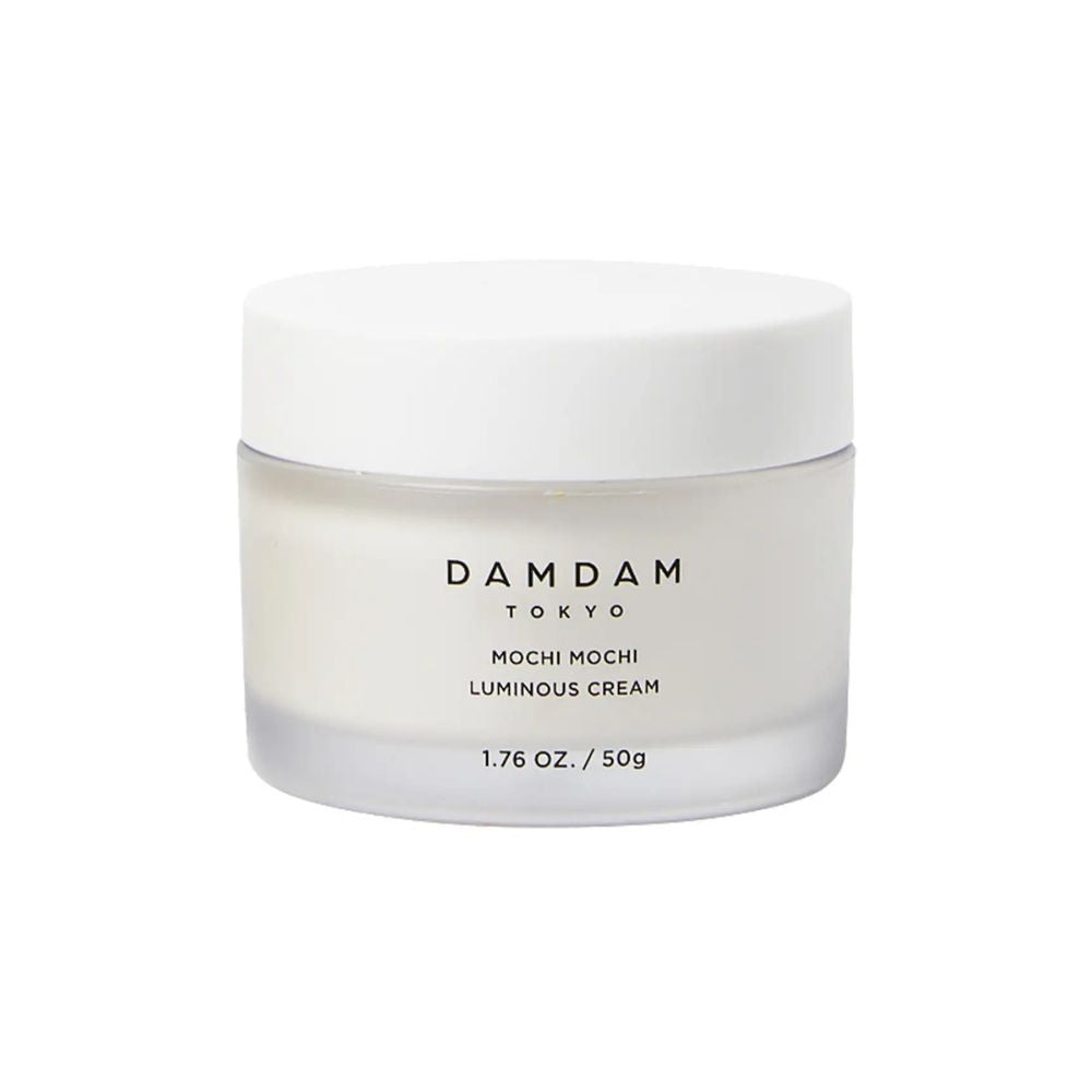 DAMDAM Mochi Mochi Cream hydrates skin and helps support a smooth, radiant complexion.