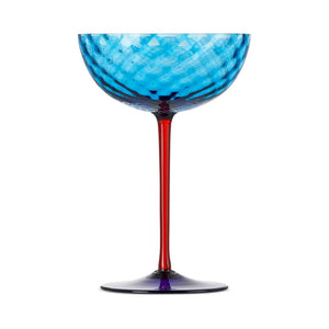 DOLCE & GABBANA Carretto Champagne Glass in Blue