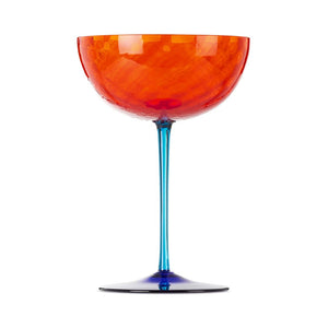 DOLCE & GABBANA Carretto Champagne Glass in Orange