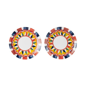 DOLCE & GABBANA Carretto Dessert Plate Set