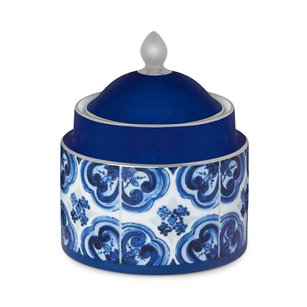 DOLCE & GABBANA Mediterraneo Sugar Bowl & Lid in Blue
