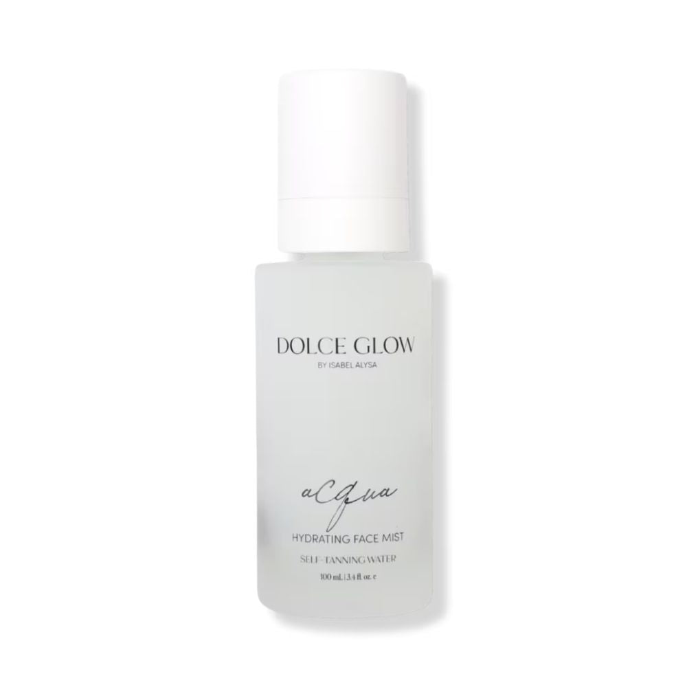 DOLCE GLOW Acqua Face Mist hydrates skin and develops a natural-looking, sun-kissed glow.