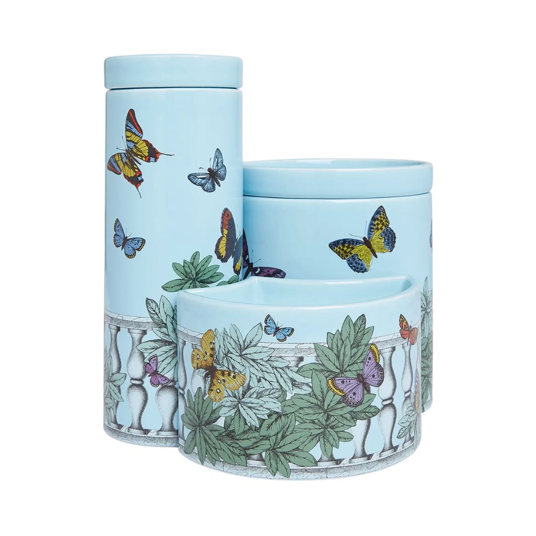 FORNASETTI Giardino Segreto Set of 3 Candles