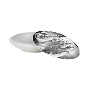 FORNASETTI Tema E Variazioni N.154 Round Box in White & Black