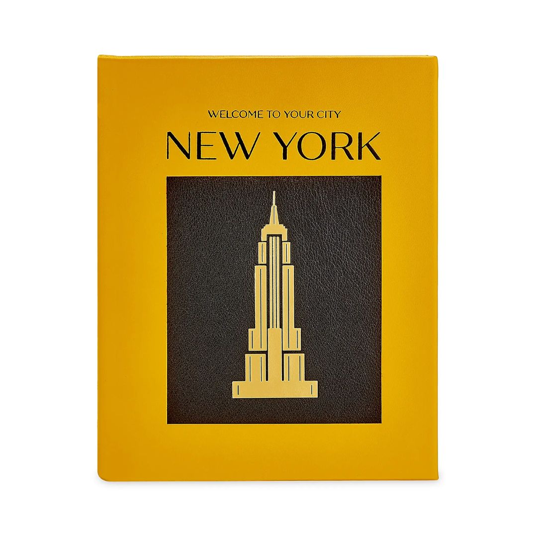 GRAPHIC IMAGE Trope New York Leather Bound Book