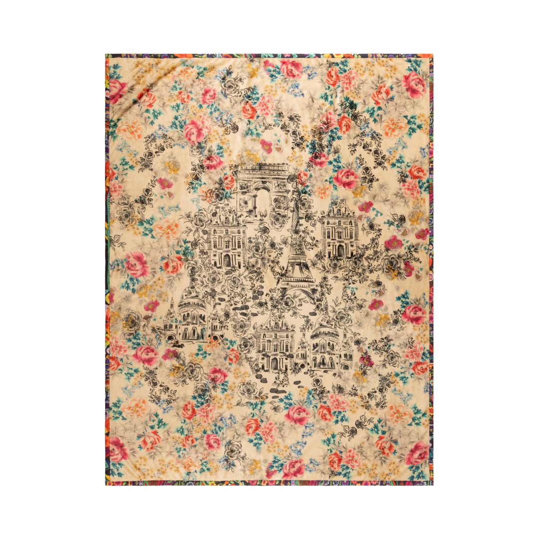 JOHNNY WAS Travel Blanket in Laville Scarf