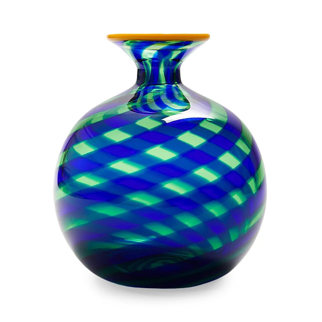 LA DOUBLEJ Mini Ciccio Vase in Twist Blue