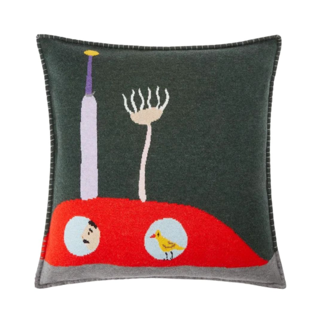 LOEWE Submarine Cushion in Wool