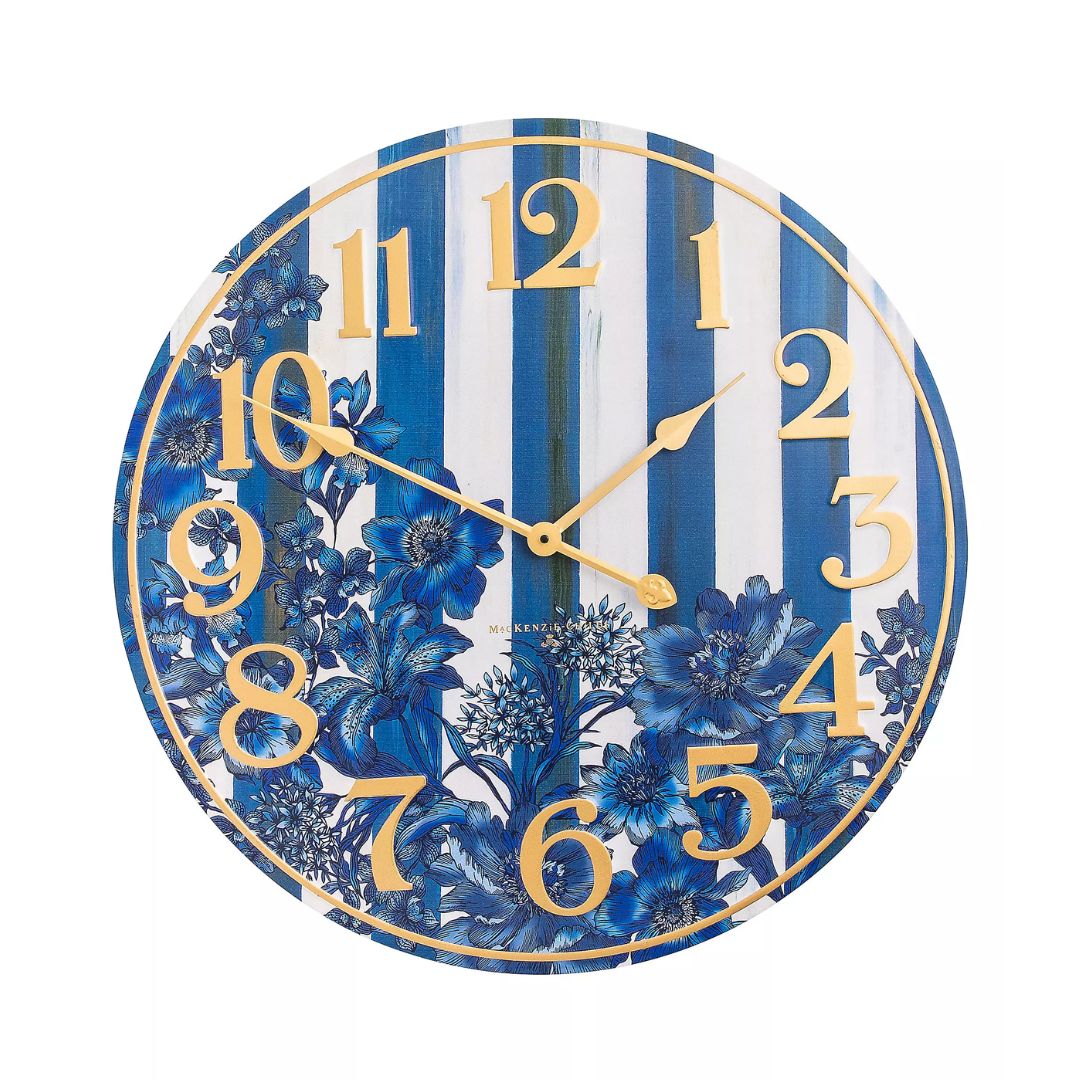 MACKENZIE-CHILDS English Garden Outdoor Wall Clock