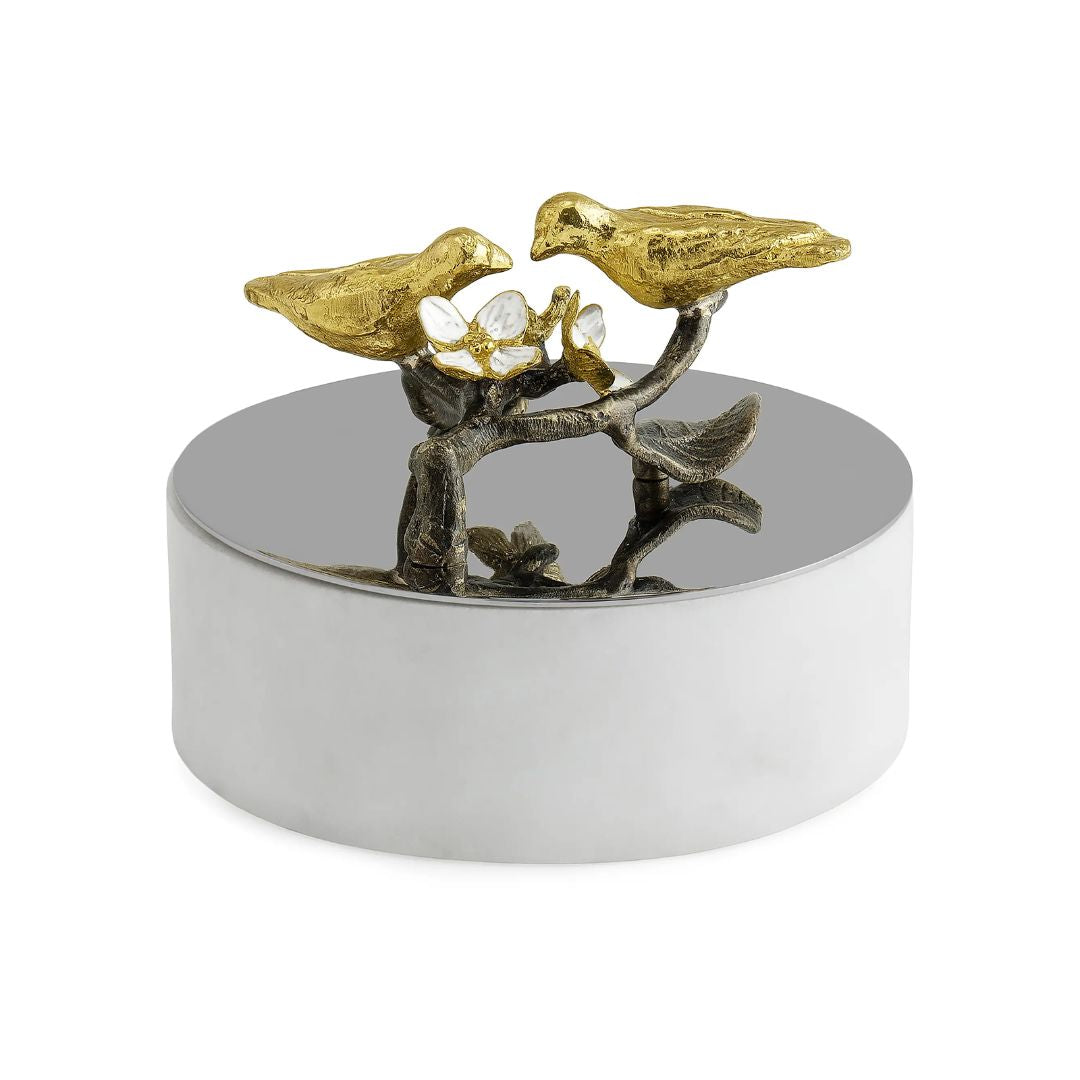 MICHAEL ARAM Lovebirds Trinket Box