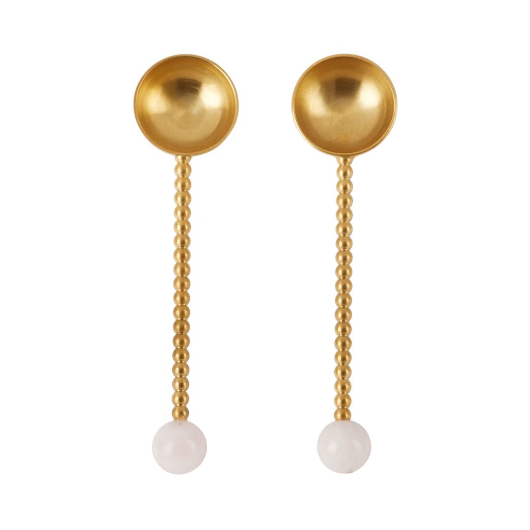 NATALIA CRIADO Spheres Spoon Set in Gold