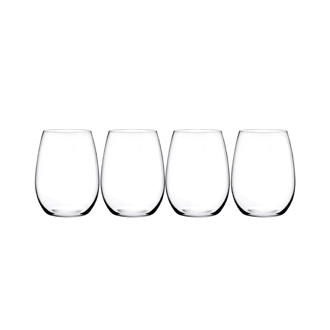 NUDE GLASS Pure 4-Piece Stemless Glass Set